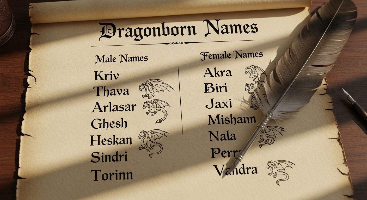 Clan Dragonborn Names