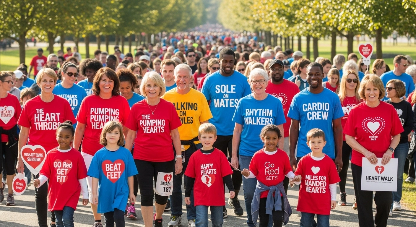 Cute Heart Walk Team Names
