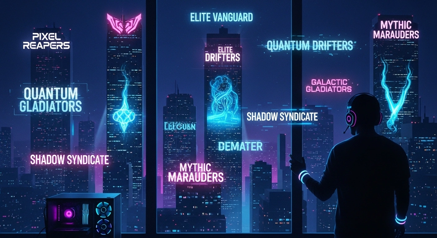 Gaming Clan Names for Boys