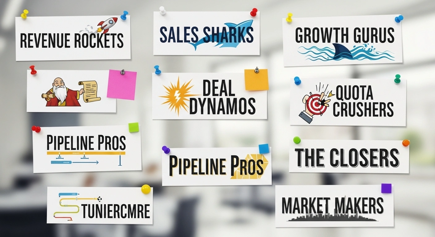 Gaming-Inspired Sales Team Names