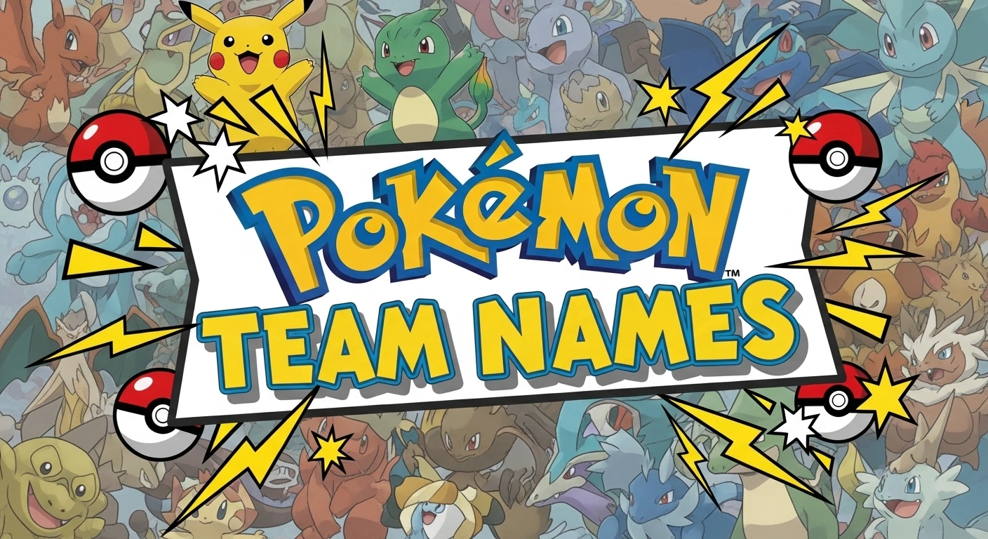 Gaming Pokémon Team Names