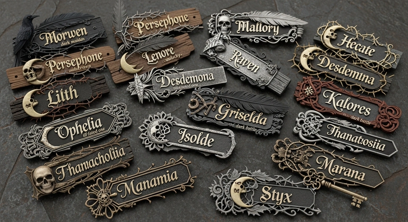 Inspired Girl Names That Mean Death