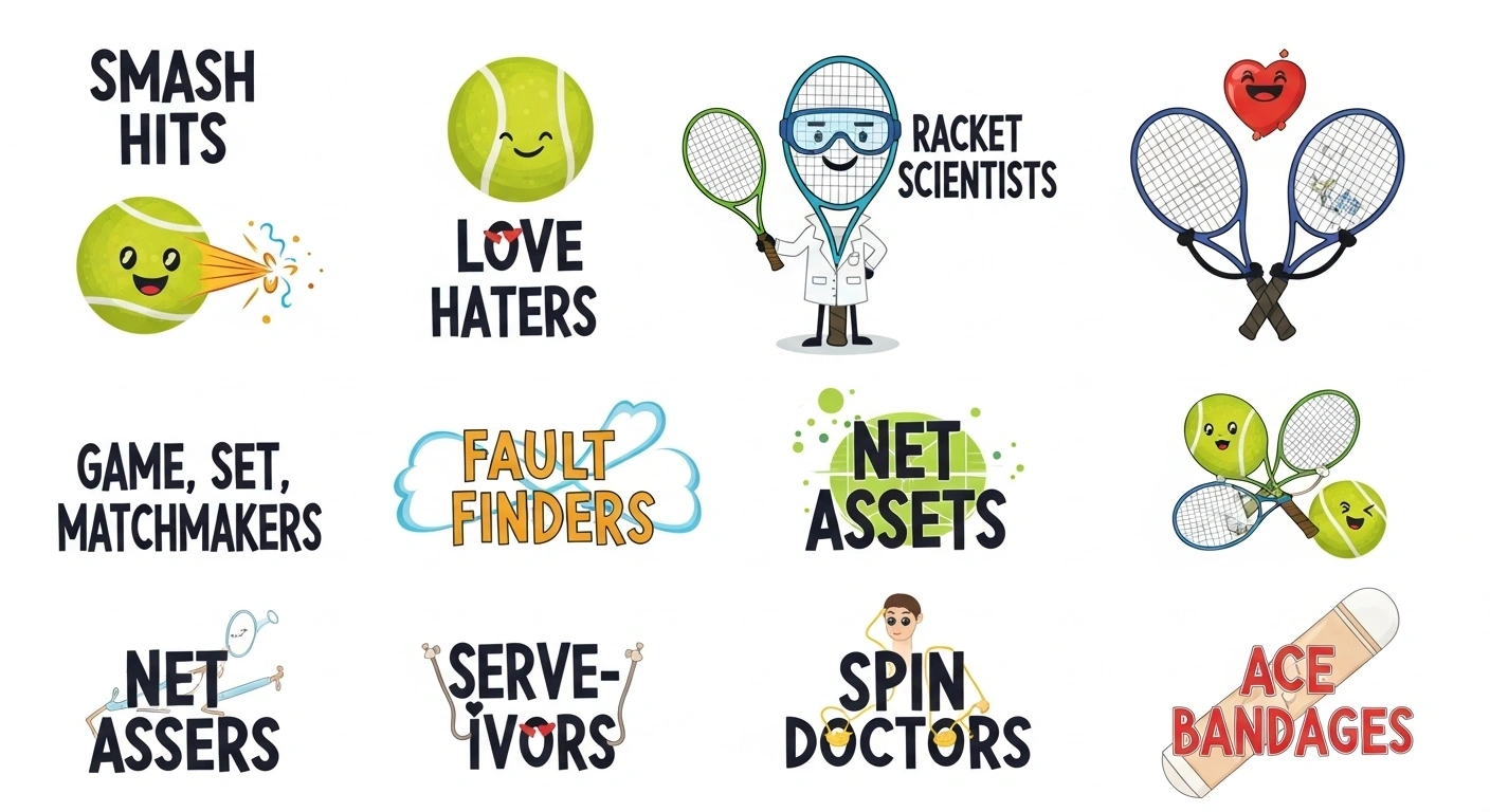 Mixed Doubles Tennis Team Names