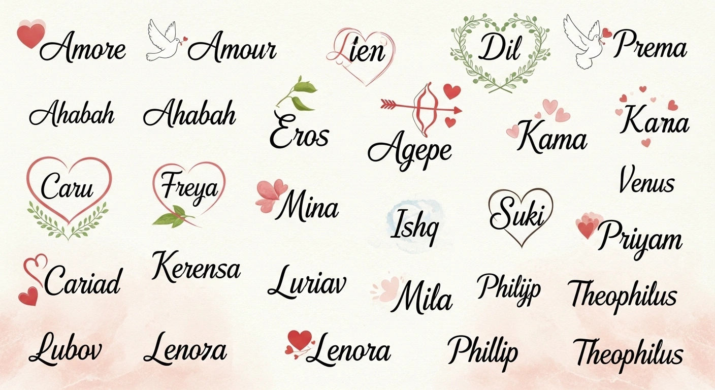 Mythological & Legendary Names That Mean Love