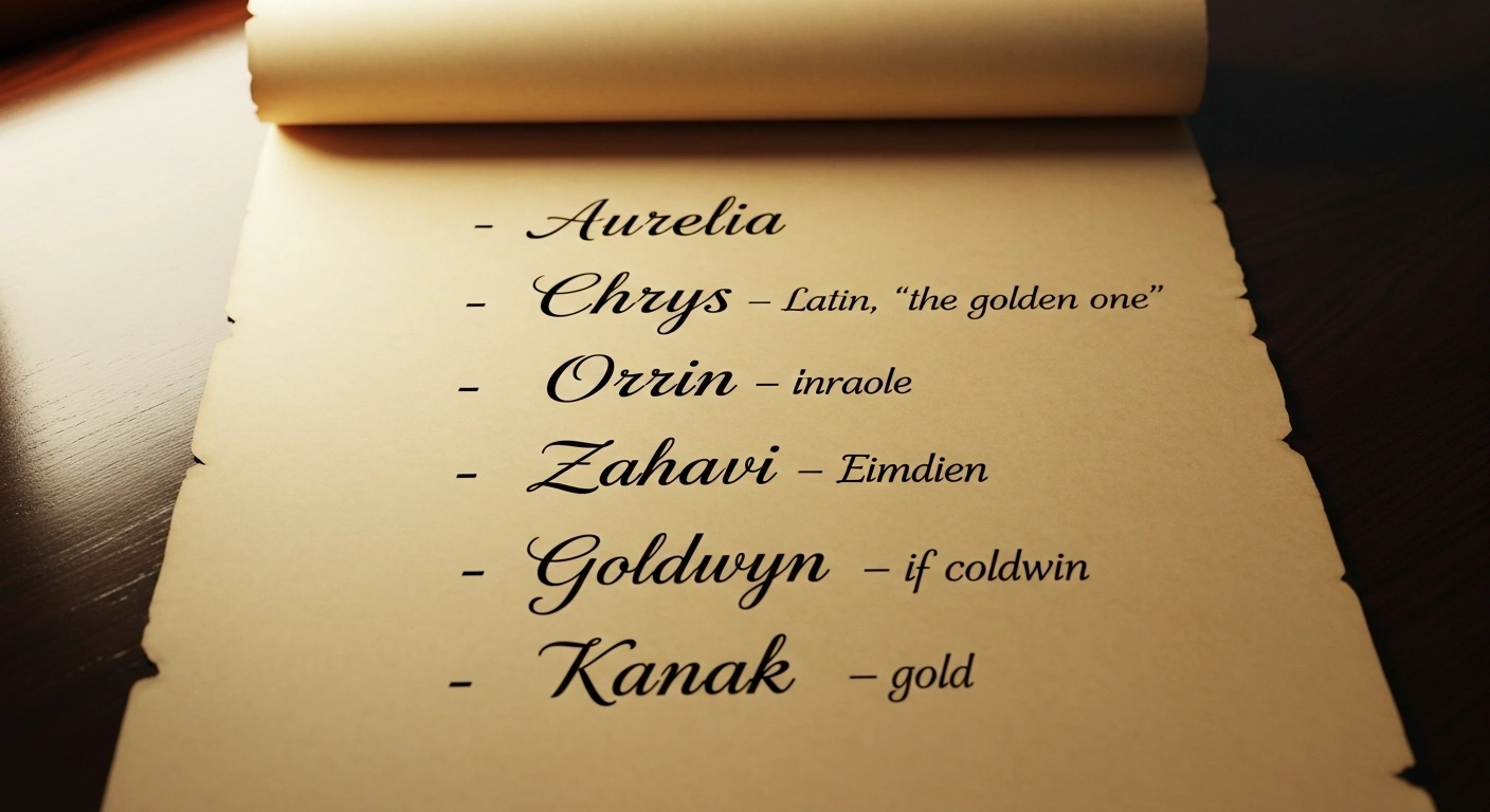 Nature-Inspired Golden Names