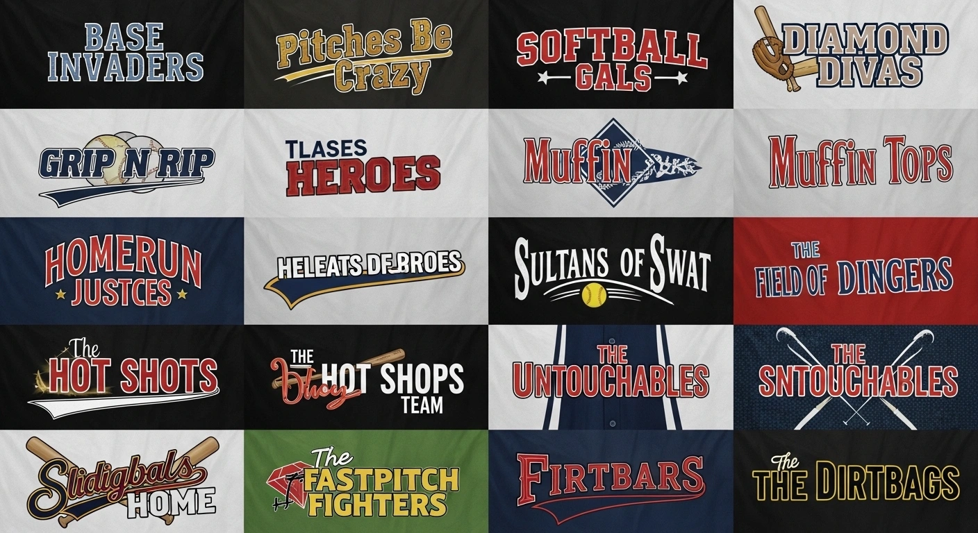 Office & Corporate Softball Team Names