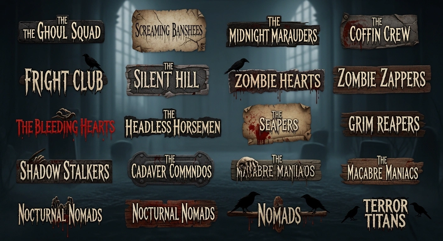 Office Horror Team Names