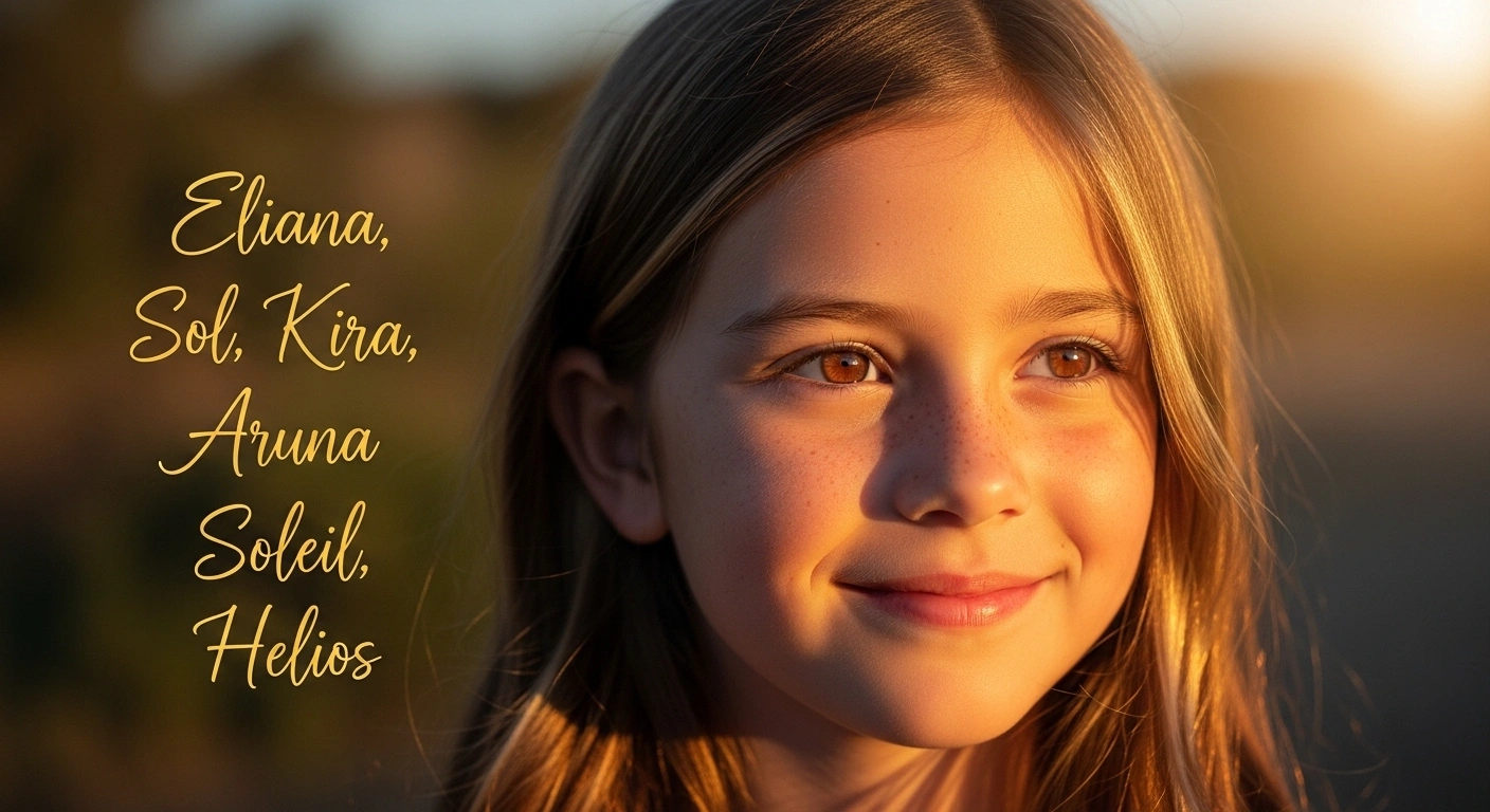 Precious Names That Mean Sun