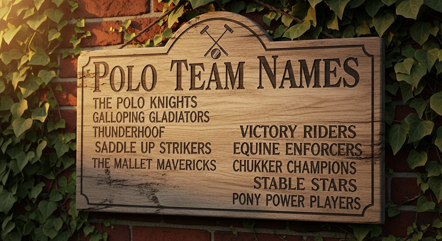Sports-Themed Polo Team Names