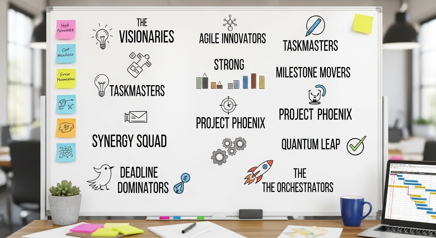 Strong Project Management Team Names