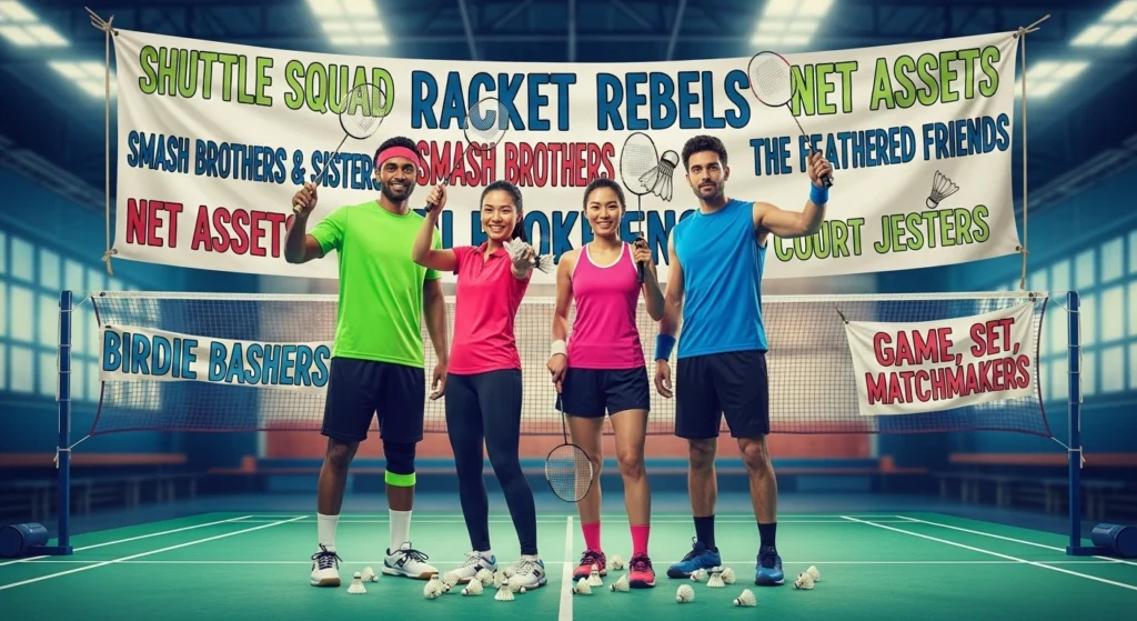 badminton team names