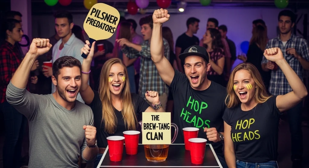 beer pong team names