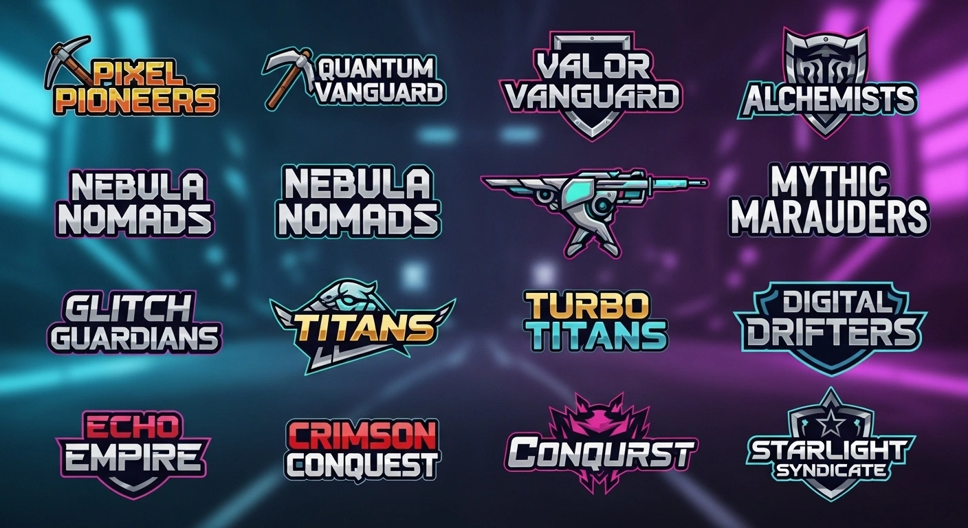 Collection of catchy and gaming names for cool and professional gamers