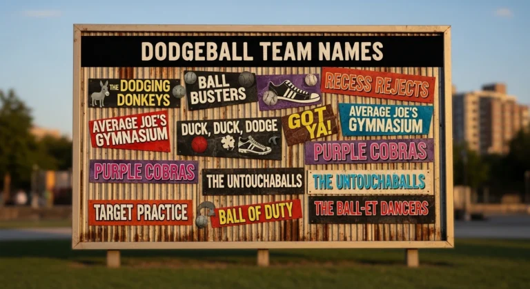 dodgeball team names