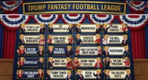 donald trump fantasy football team names