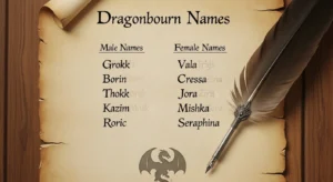 dragonborn names