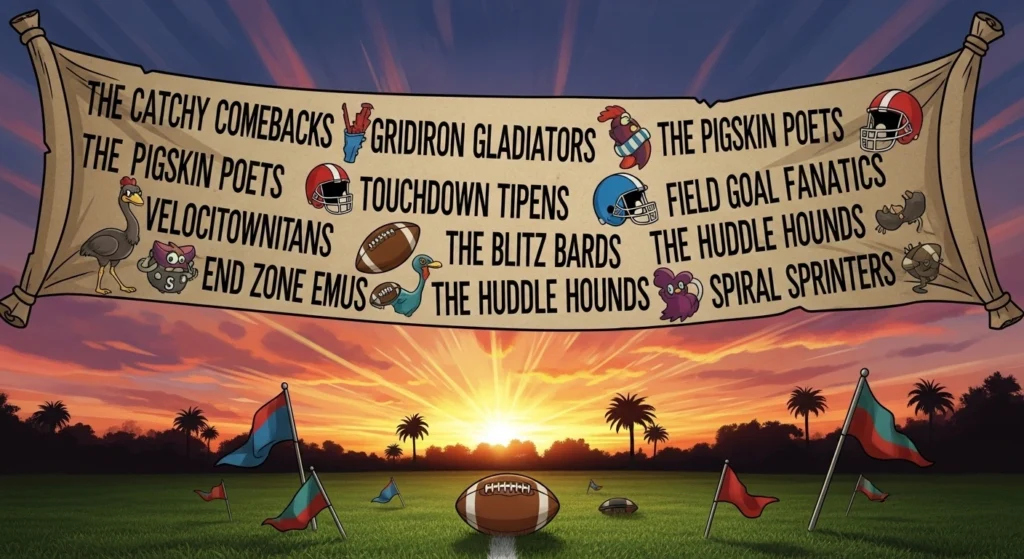 flag football team names