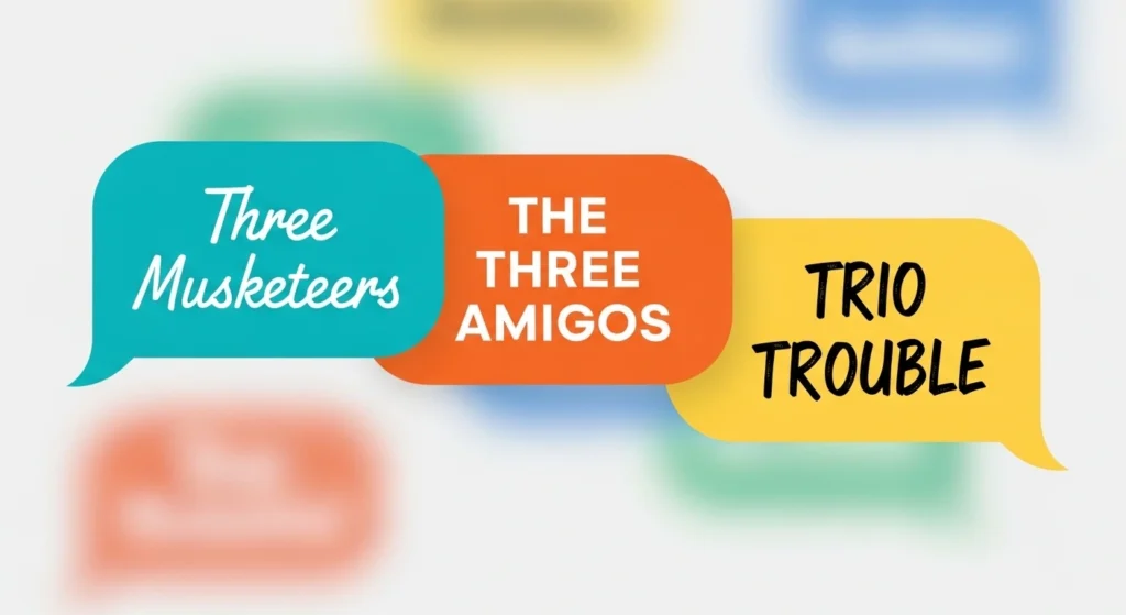 group chat names for 3