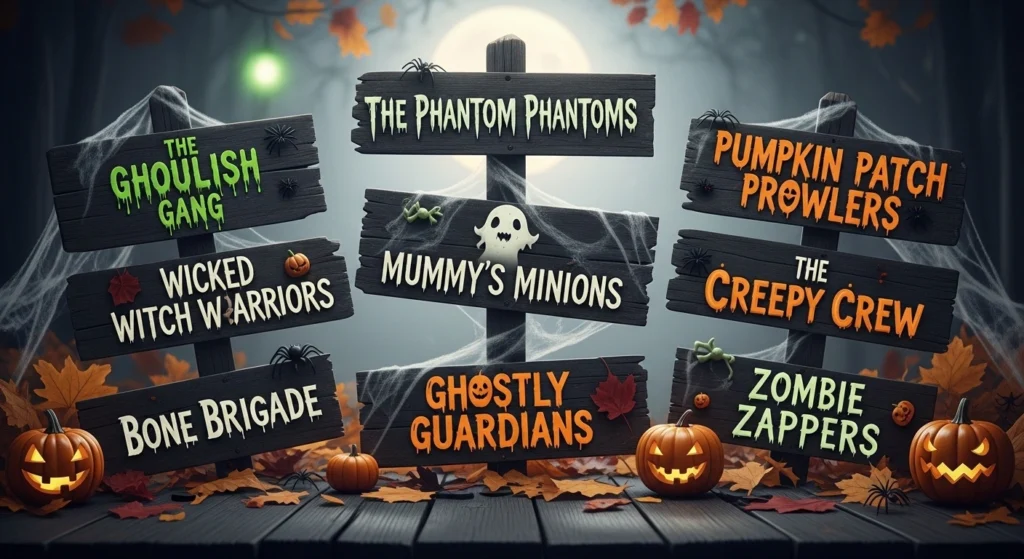 halloween team names