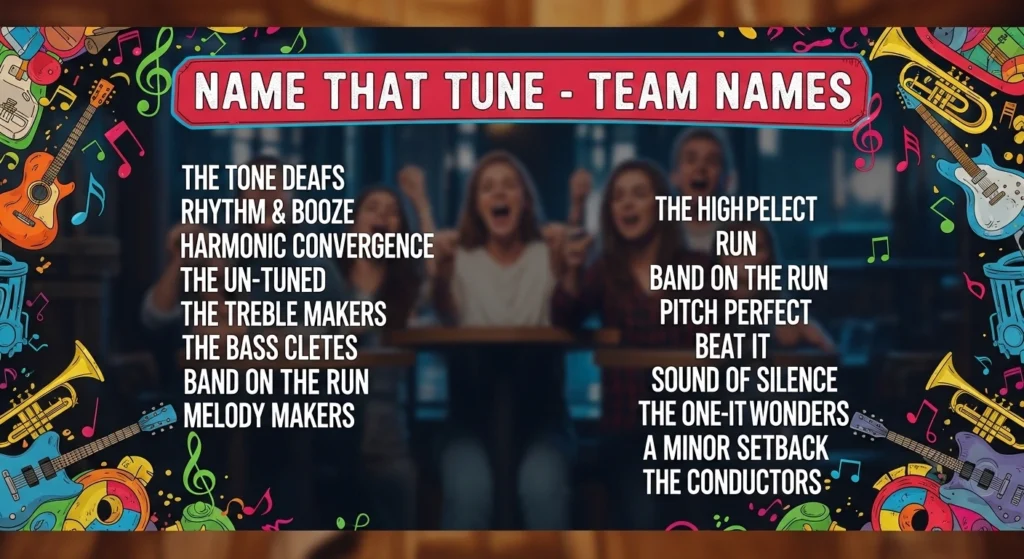 name that tune team names