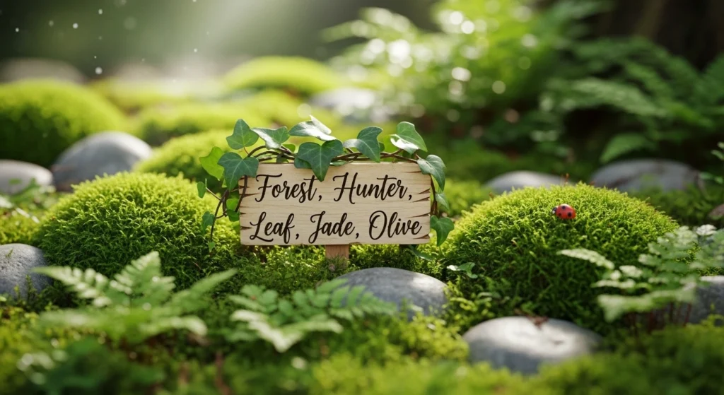 names that mean green