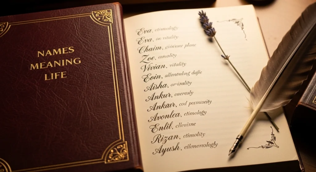 names that mean life