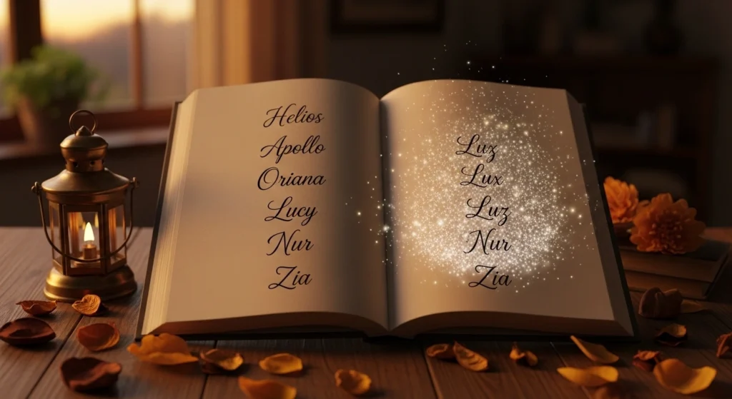 names that mean light