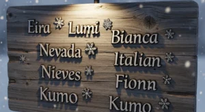 names that mean snow