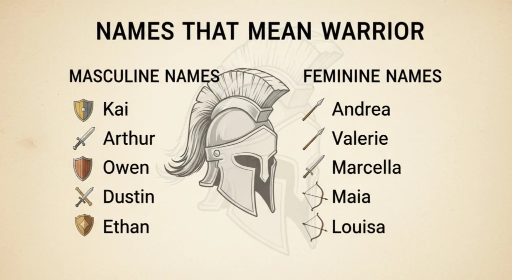 names that mean warrior