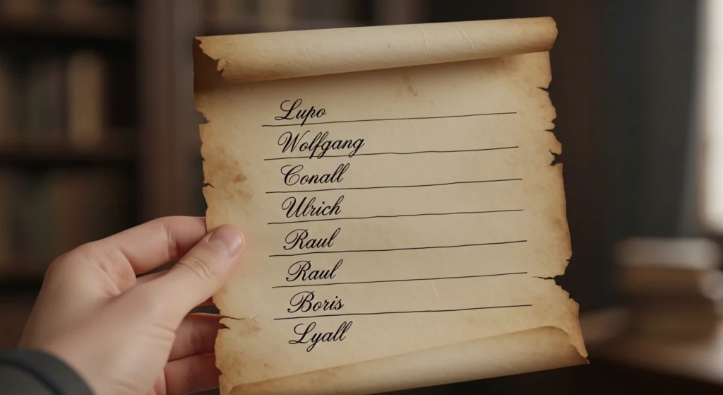 names that mean wolf