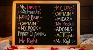 nicknames for your boyfriend