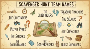 scavenger hunt team names