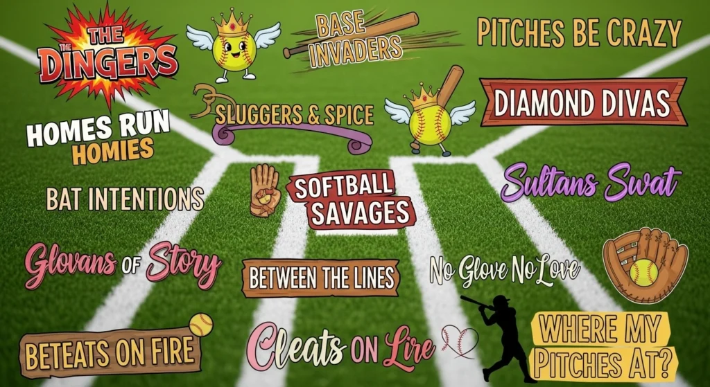 softball team names