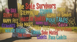 step challenge team names