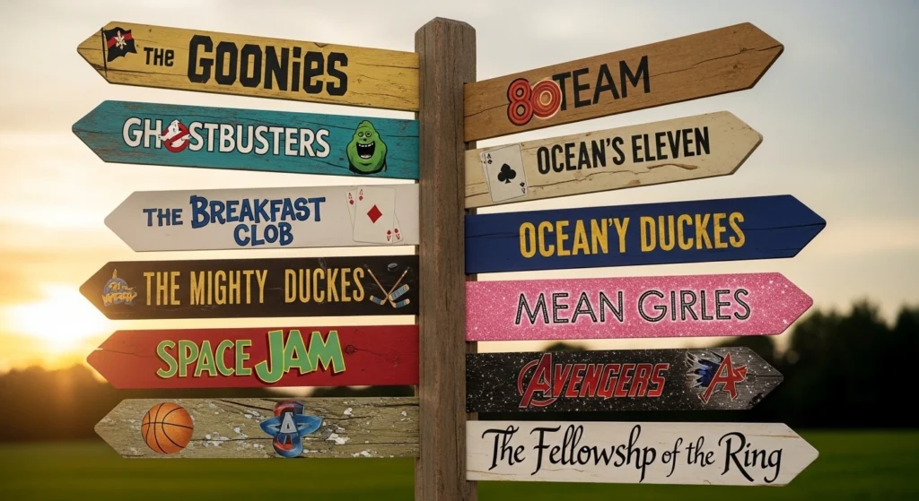 team names from movies