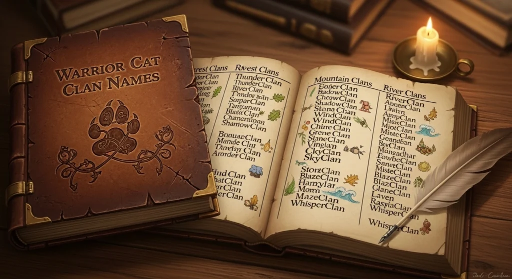 warrior cat clan names