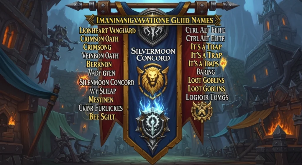 world of warcraft guild names