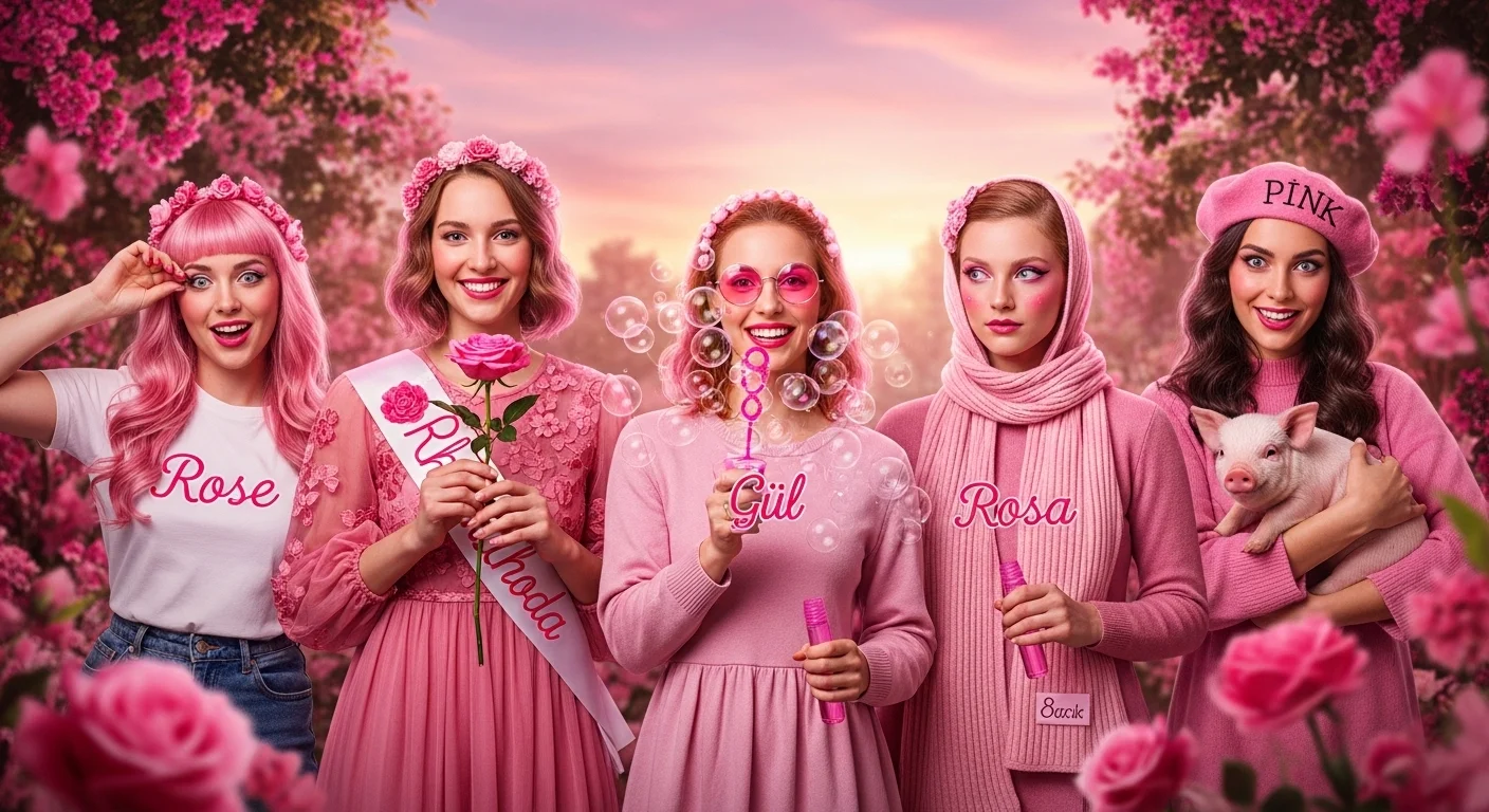 Names That Mean Pink Girl