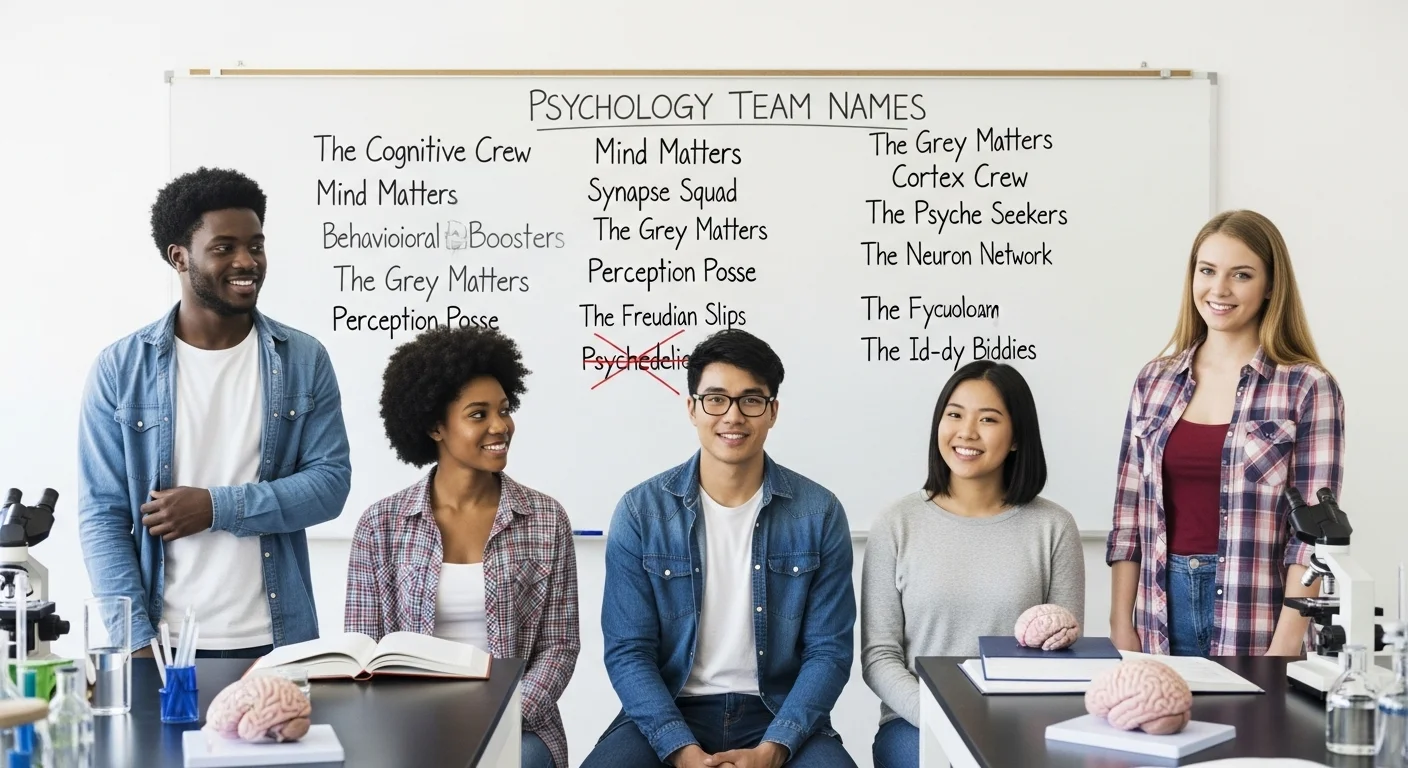 Psychology team names for students