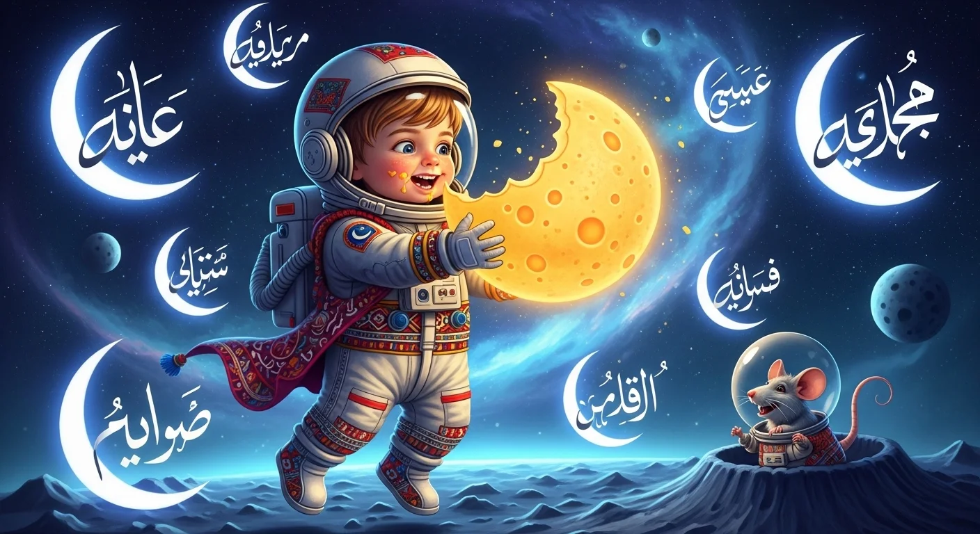 Boy Names That Mean Moon in Urdu
