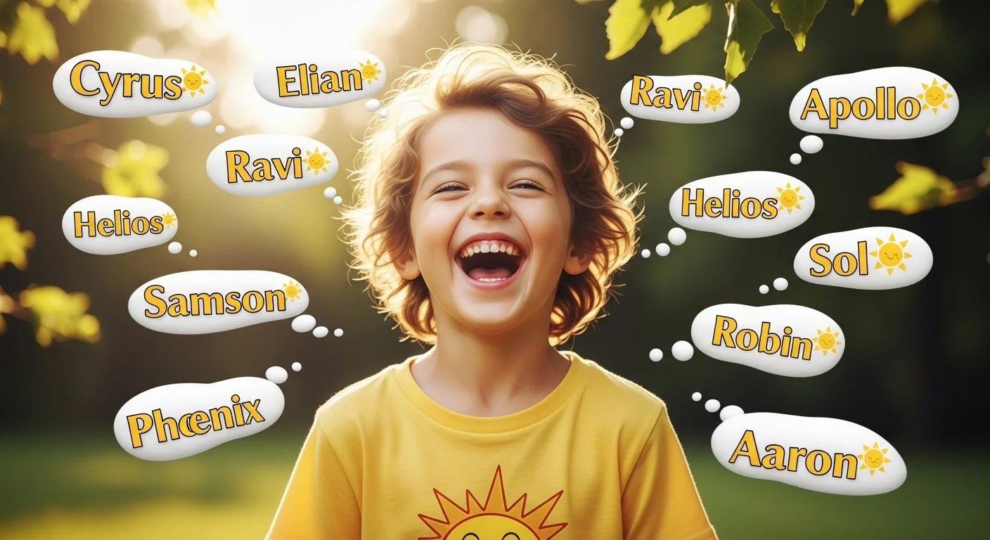 Boy Names That Mean Sun
