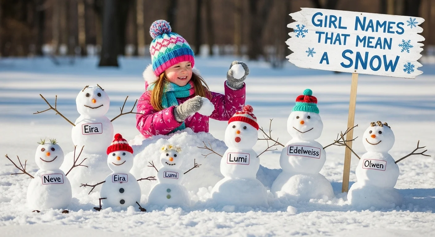 Boys’ Names That Mean Snow