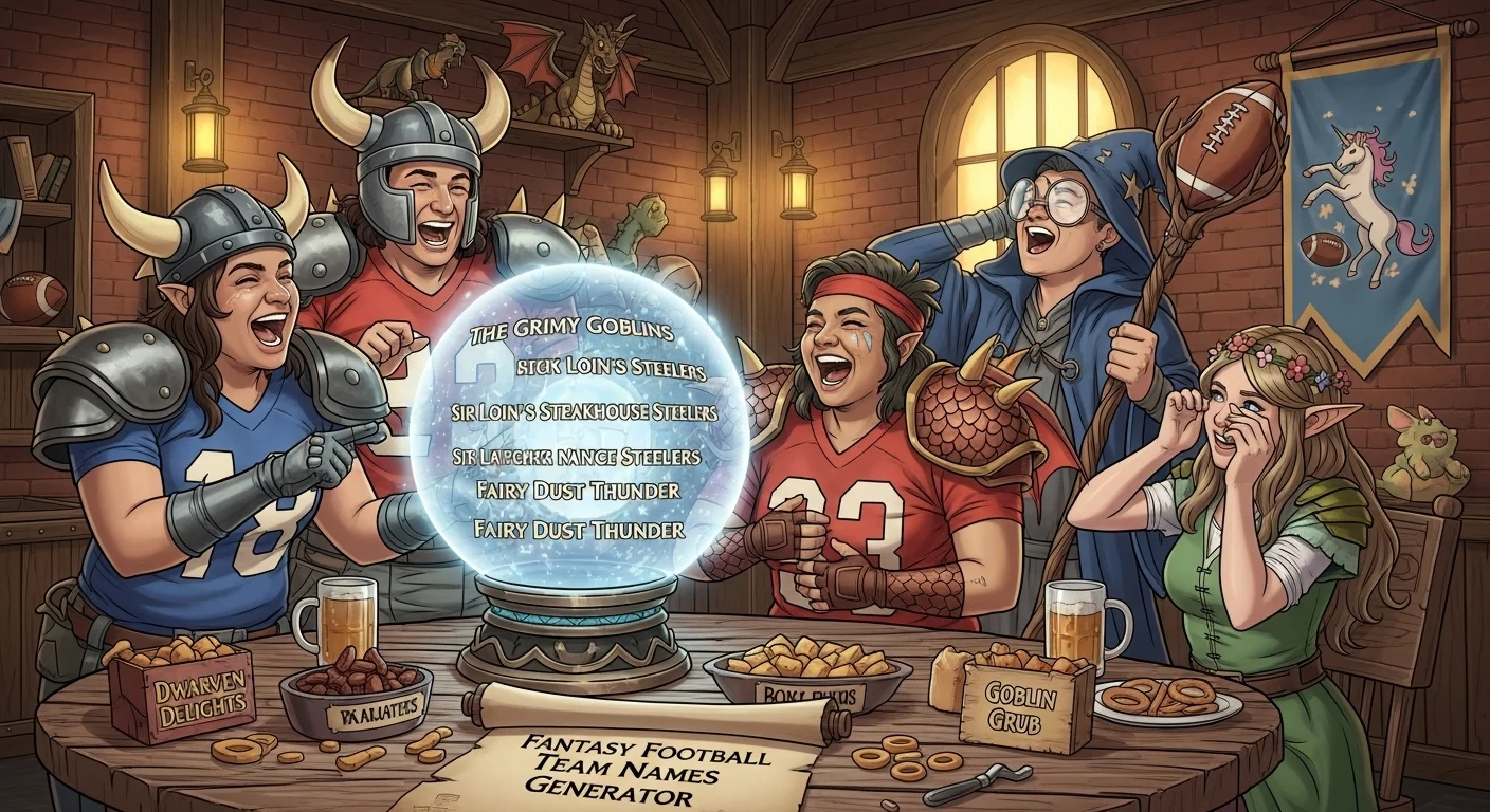 Fantasy Football Team Names Generator