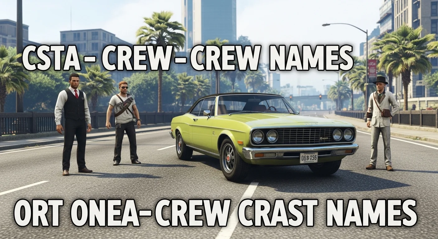 Funny GTA Crew Names