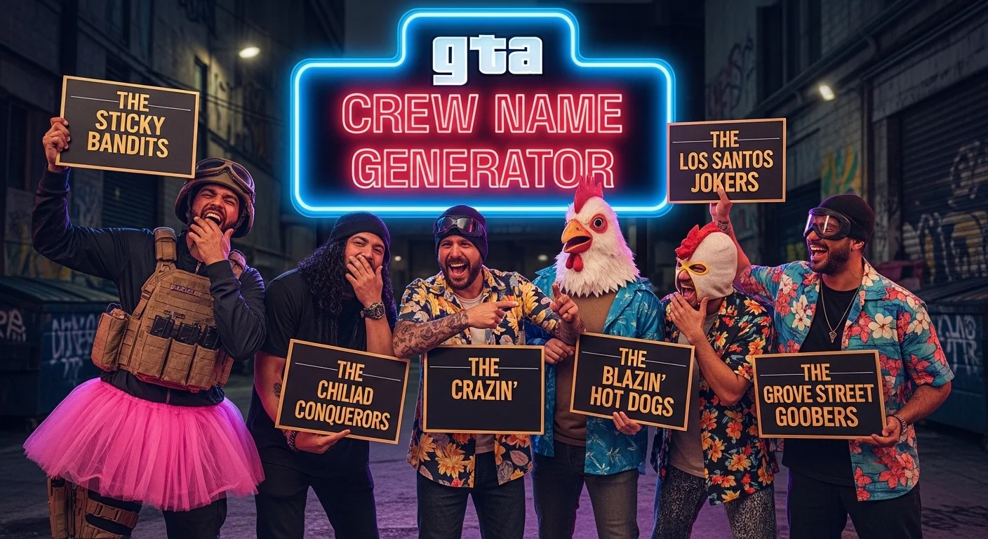 GTA Crew Names Generator