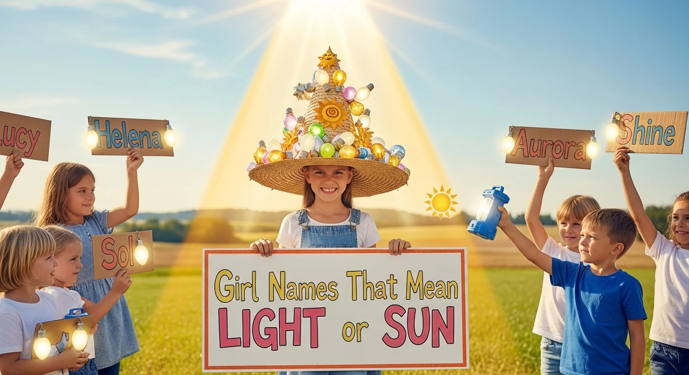 Girl Names That Mean Light or Sun