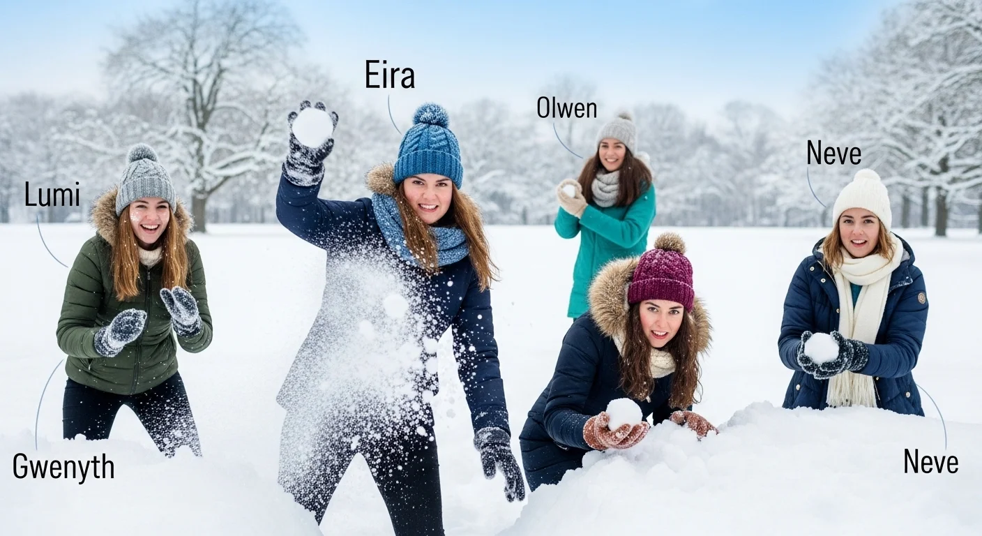 Girl Names That Mean Snow