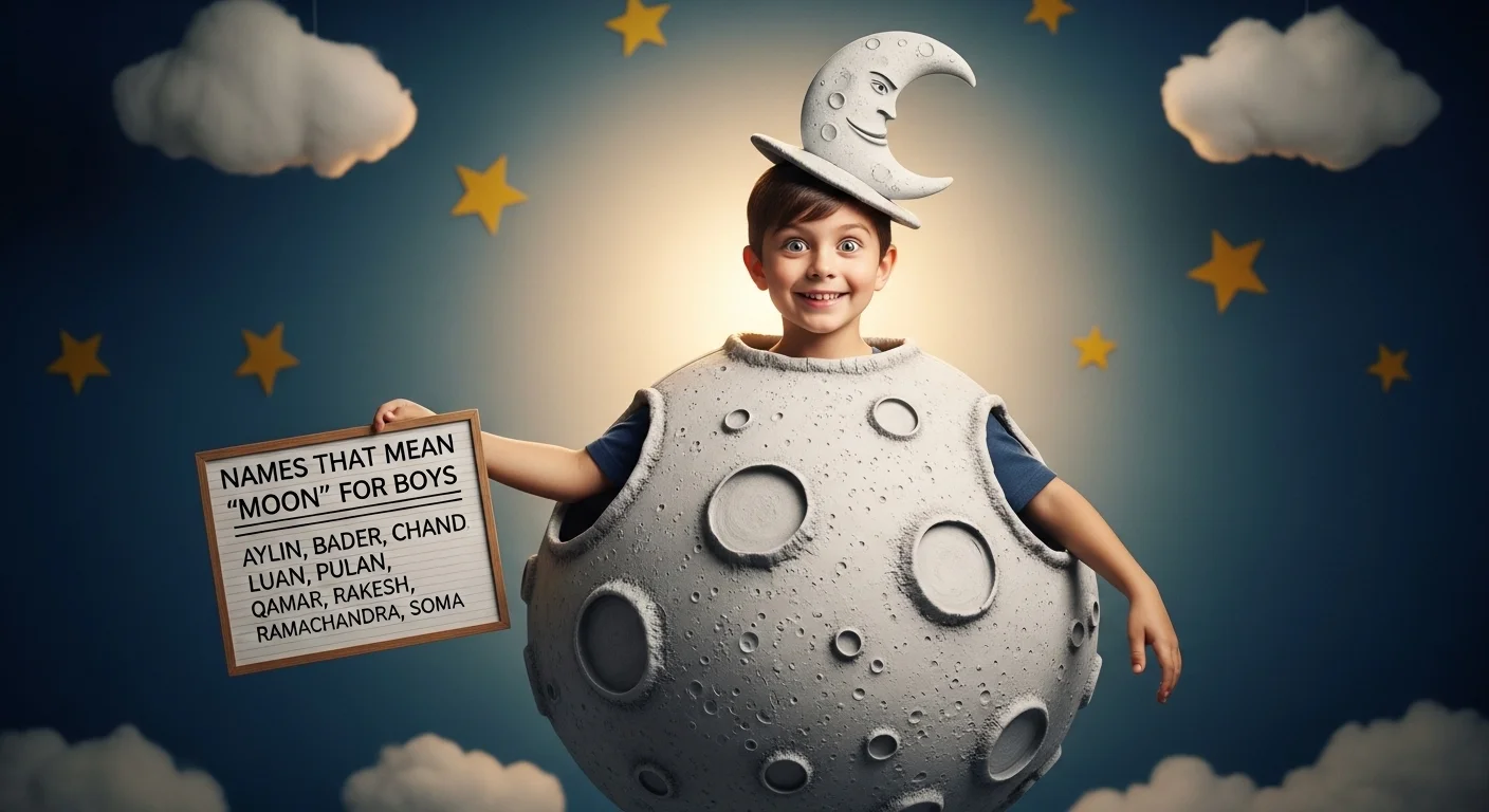 Names That Mean Moon for Boy