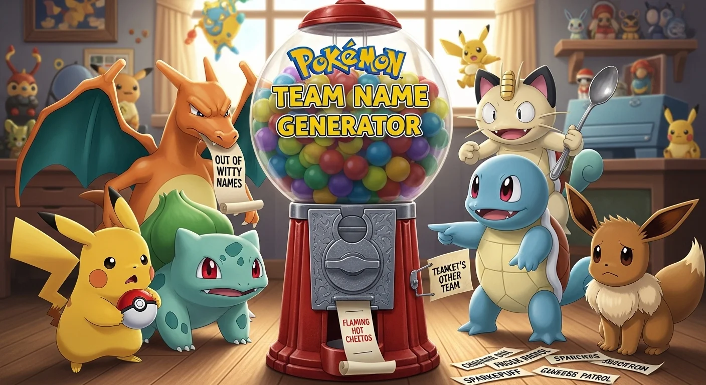 Pokémon Team Names Generator