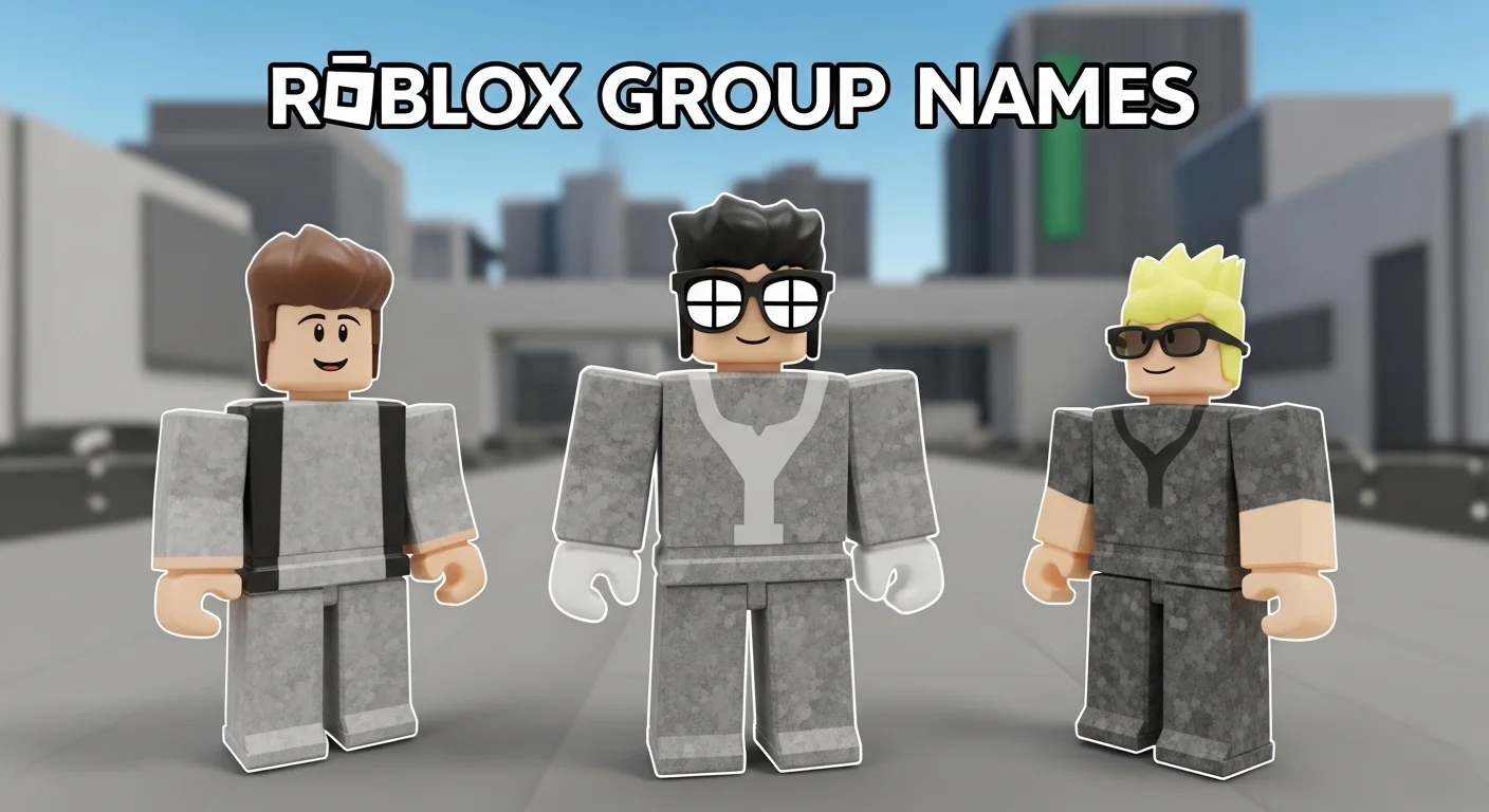 Roblox Group Names Ideas